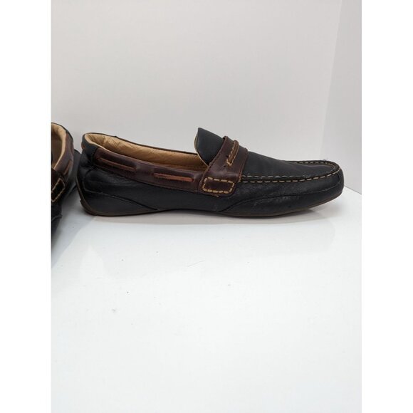 Sperry Top Sider Men Black Leather Driving Loafer 0238360 G-11 CH196 Size 9M - Picture 3 of 10